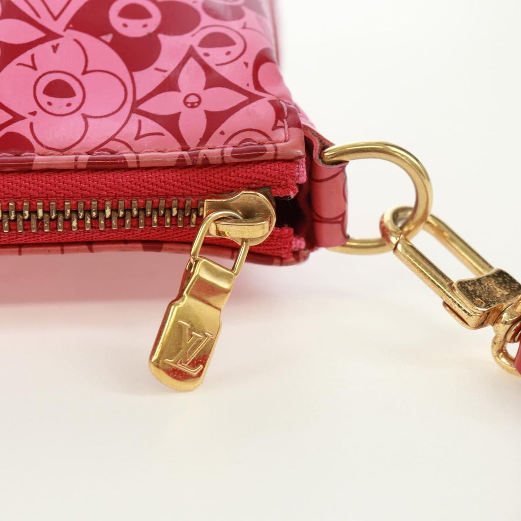 Louis Vuitton Pochette Accessoires Cosmic Blossom Pink Pvc Clutche & Pouche Bag