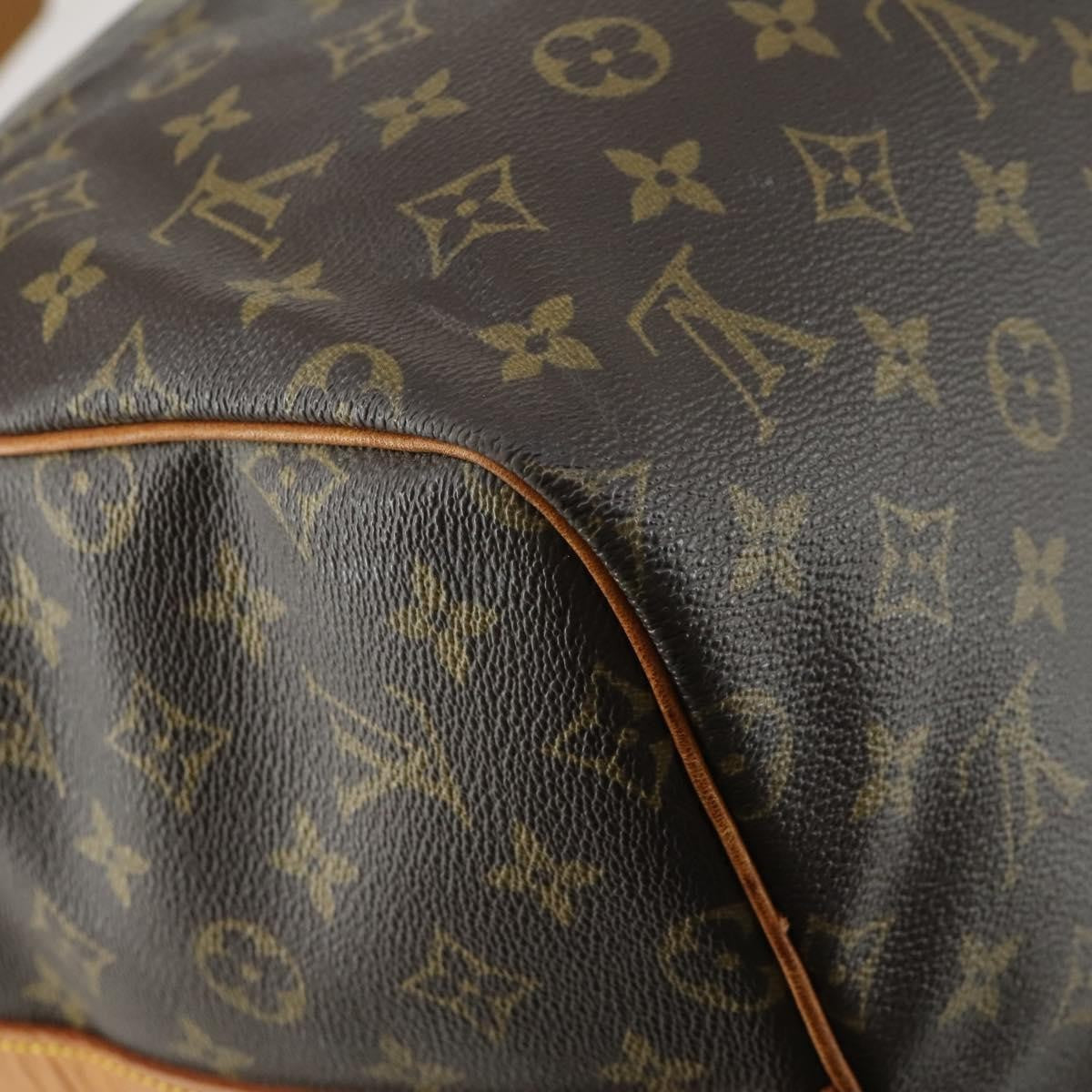 Louis Vuitton Keepall Bandouliere Bag Monogram Canvas Brown Canvas Travel Bag