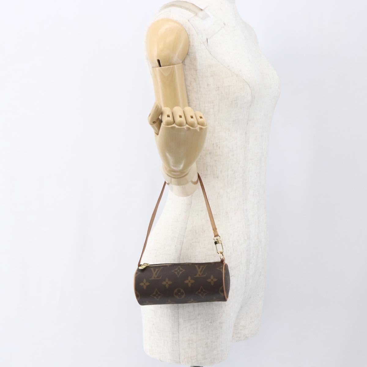 Louis Vuitton Papillon Pochette Monogram Canvas Brown Canvas Clutche & Pouche Bag