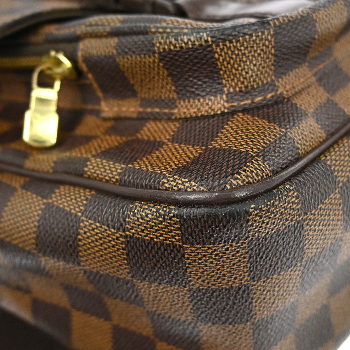 Louis Vuitton Melville Messenger Bag Damier Brown Canvas Shoulder Bag