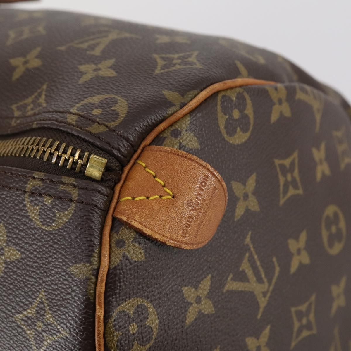Louis Vuitton Keepall Bag Monogram Canvas Brown Canvas Travel Bag