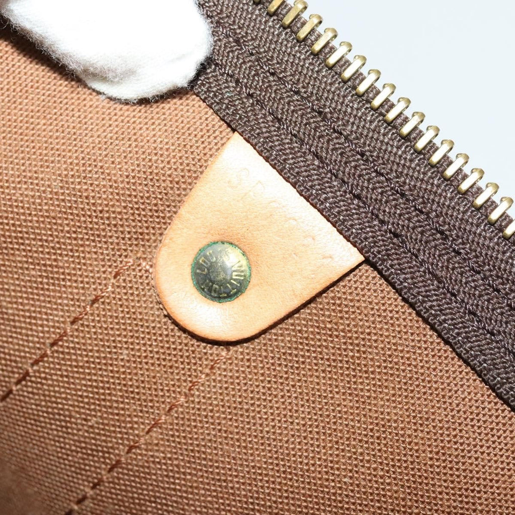 Louis Vuitton Keepall Bag Monogram Canvas Brown Canvas Bag