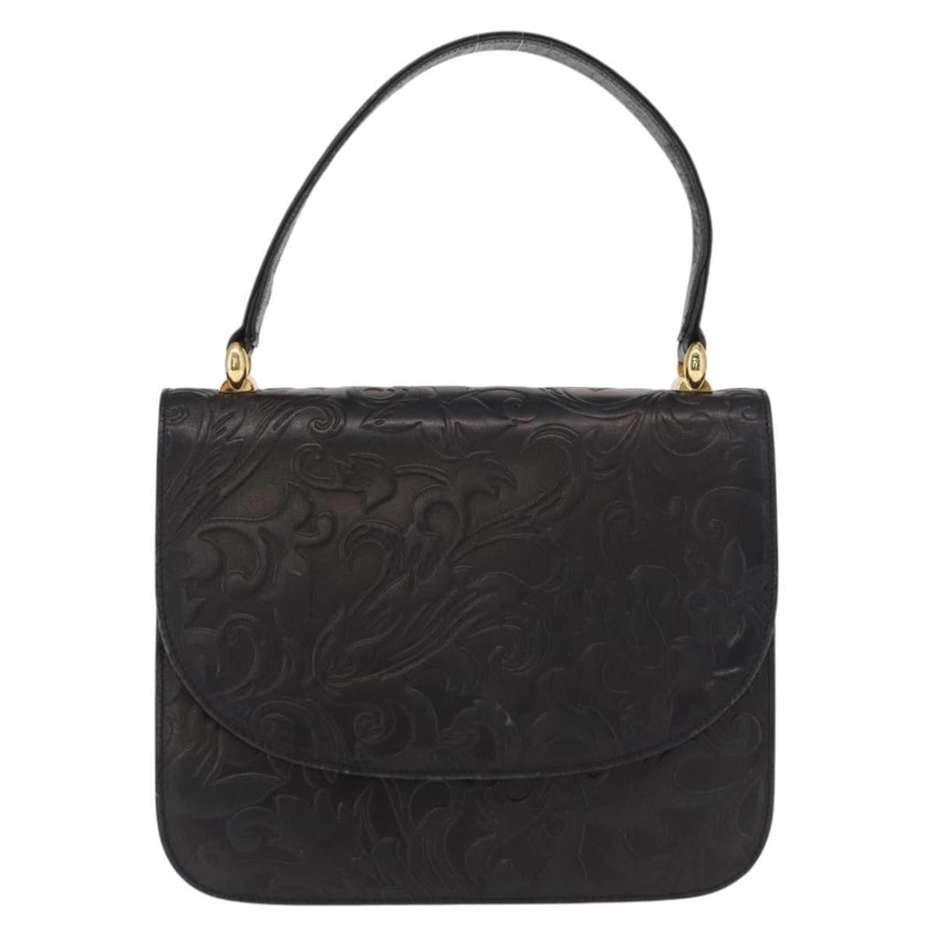 Balenciaga Vintage Handbag Leather Black Leather Hand