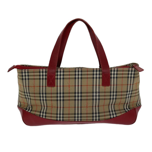 Burberry Nova Check Handbag Nova Check Canvas Beige Canvas Handbag