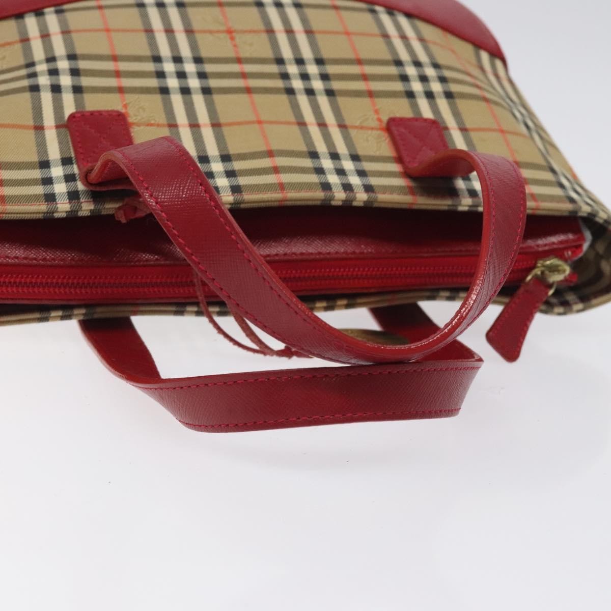 Burberry Nova Check Handbag Nova Check Canvas And Leather Beige Canvas Handbag