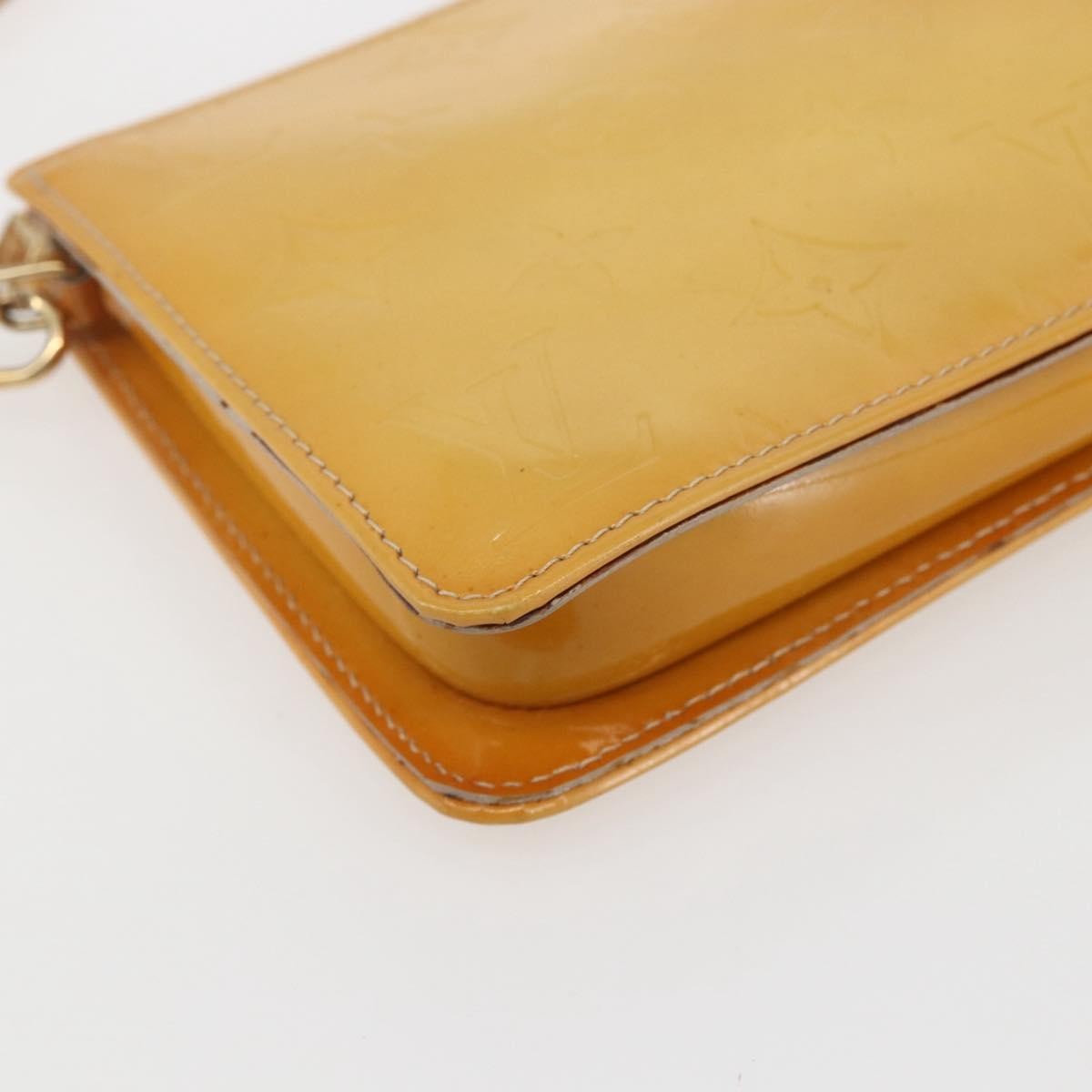 Louis Vuitton Lexington Pochette Monogram Vernis Beige Patent_Leather Clutche & Pouche Bag