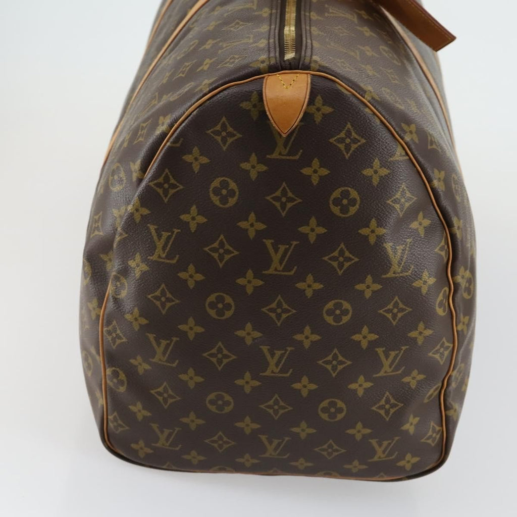 Louis Vuitton Keepall Bag Monogram Canvas Brown Canvas Travel Bag