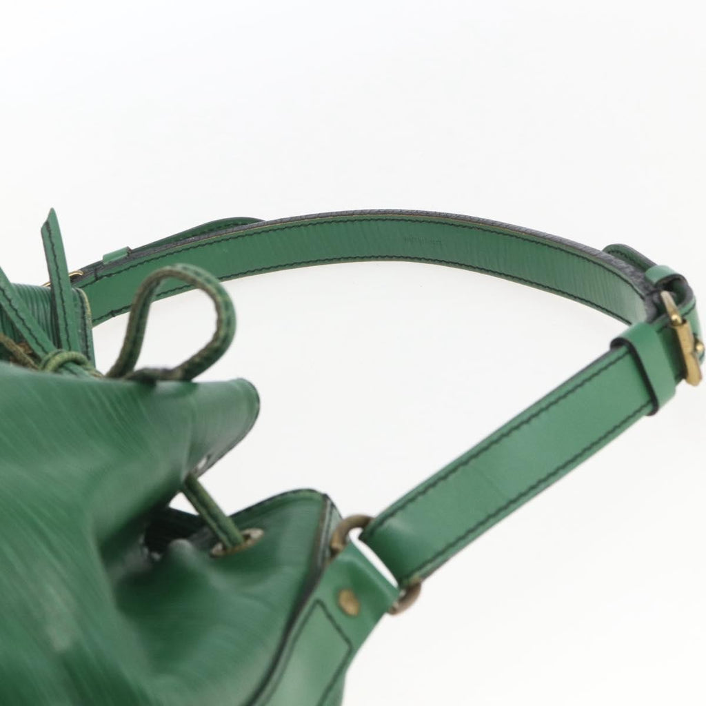 Louis Vuitton Petit Noe Handbag Epi Leather Green Leather Shoulder Bag