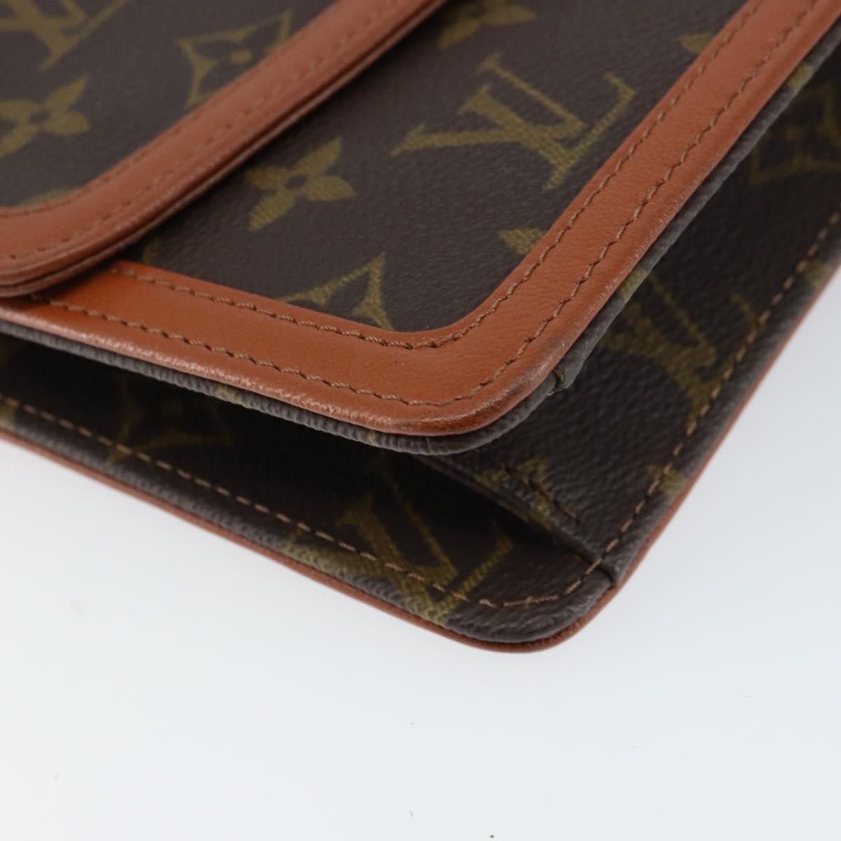 Louis Vuitton Dame Pochette Monogram Canvas Brown Canvas Clutche & Pouche Bag