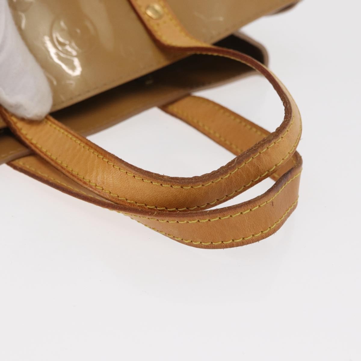 Louis Vuitton Reade Handbag Monogram Vernis Brown Patent_Leather Tote Bag