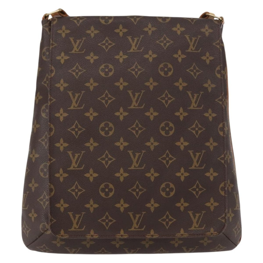 Louis Vuitton Musette Salsa Handbag Monogram Canvas Brown Canvas Shoulder Bag