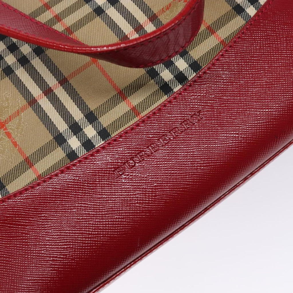 Burberry Nova Check Handbag Nova Check Canvas Beige Canvas Handbag