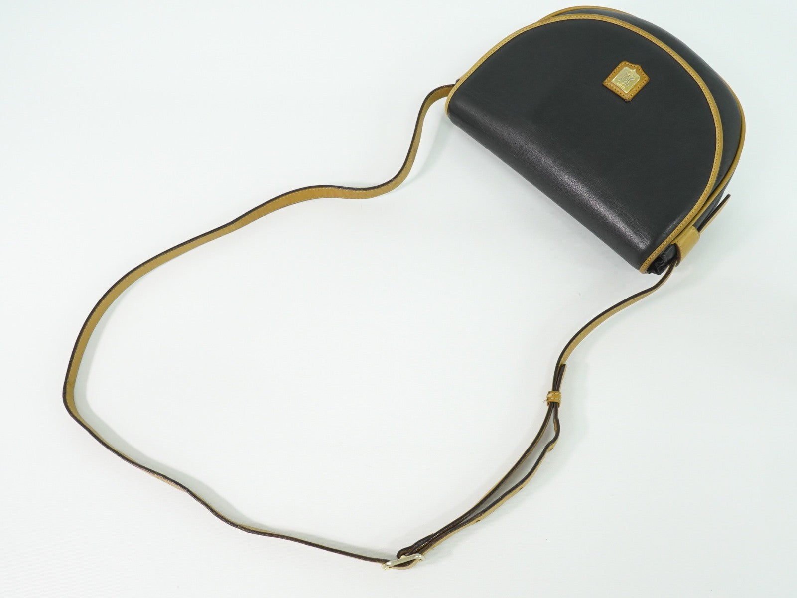 Celine Vintage Shoulder Bag Leather Black Leather Shoulder Bag Bag