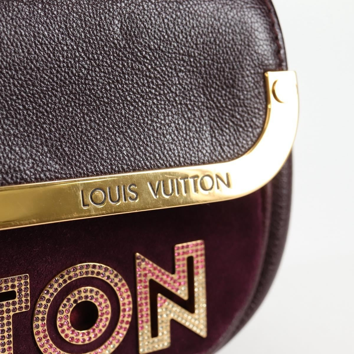Louis Vuitton Avant Garde Pochette Leather With Suede Brown Leather Bag
