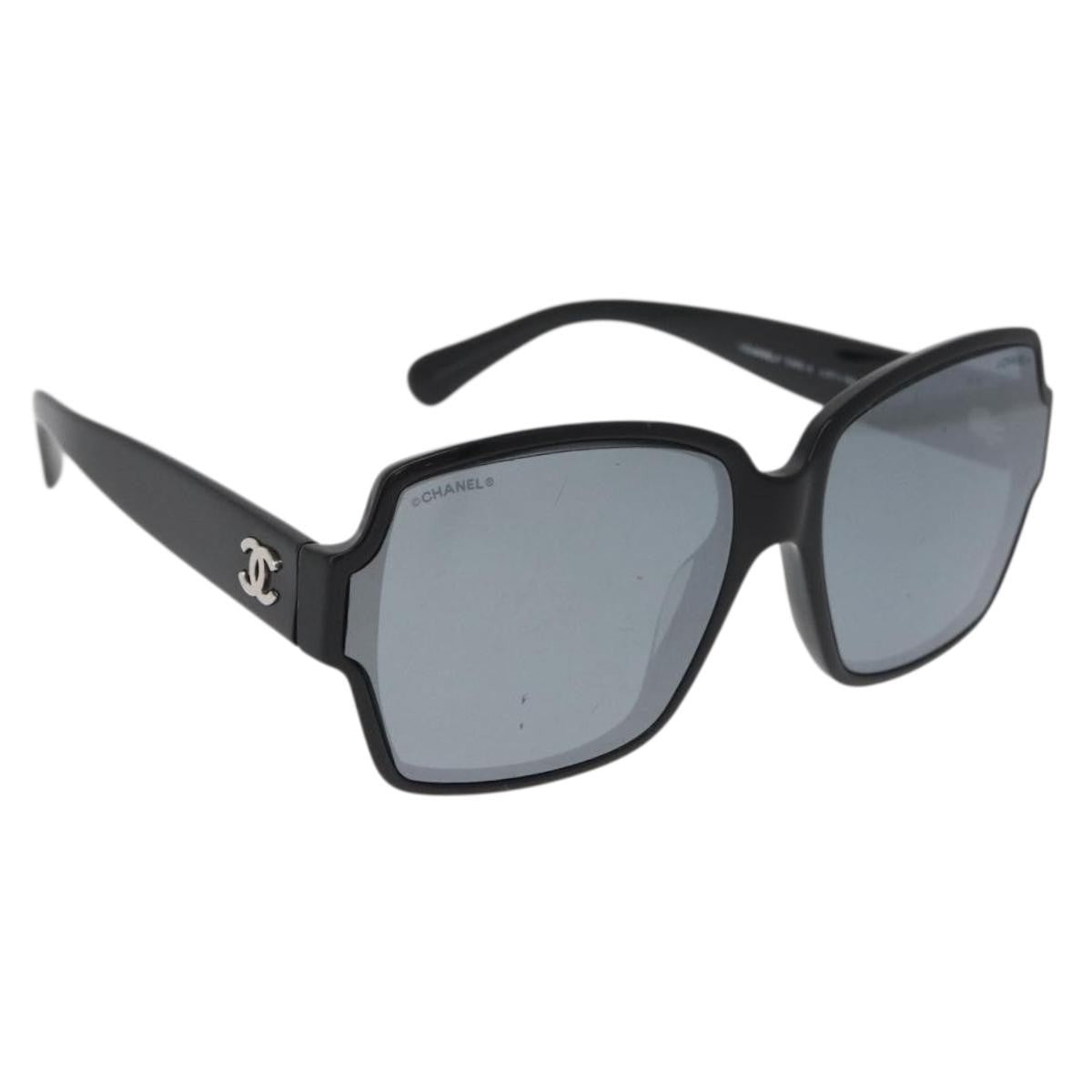 Chanel Logo Cc Sunglasses Plastic Black Plastic Sunglasse Accessory
