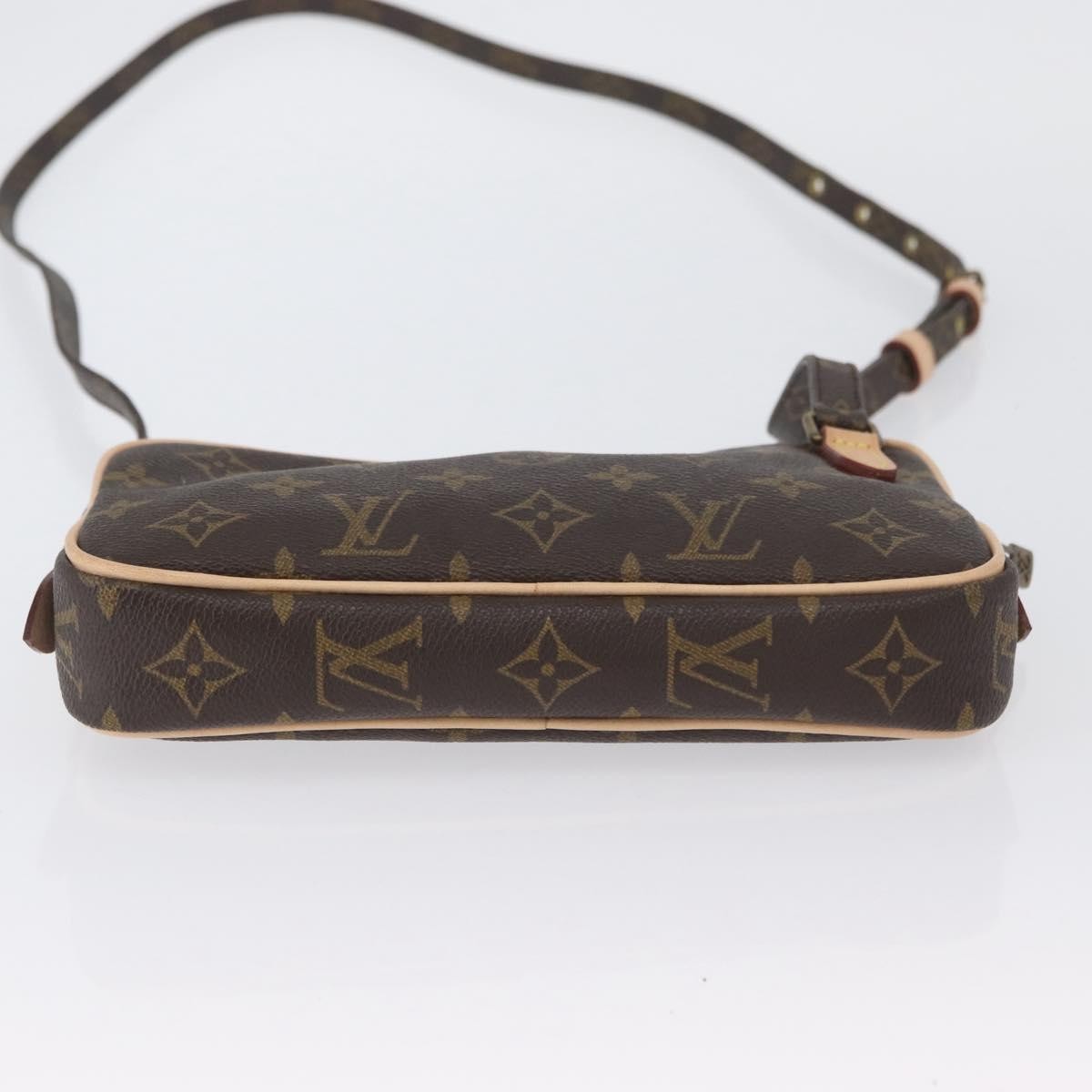 Louis Vuitton Pochette Marly Bandouliere Bag Monogram Canvas Brown Canvas Shoulder Bag