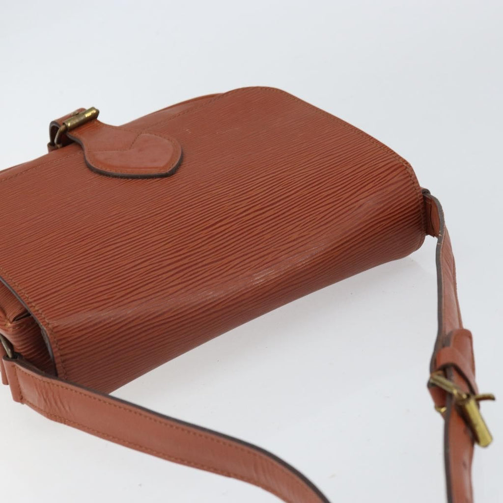 Louis Vuitton Cartouchiere Handbag Epi Leather Brown Leather Shoulder Bag