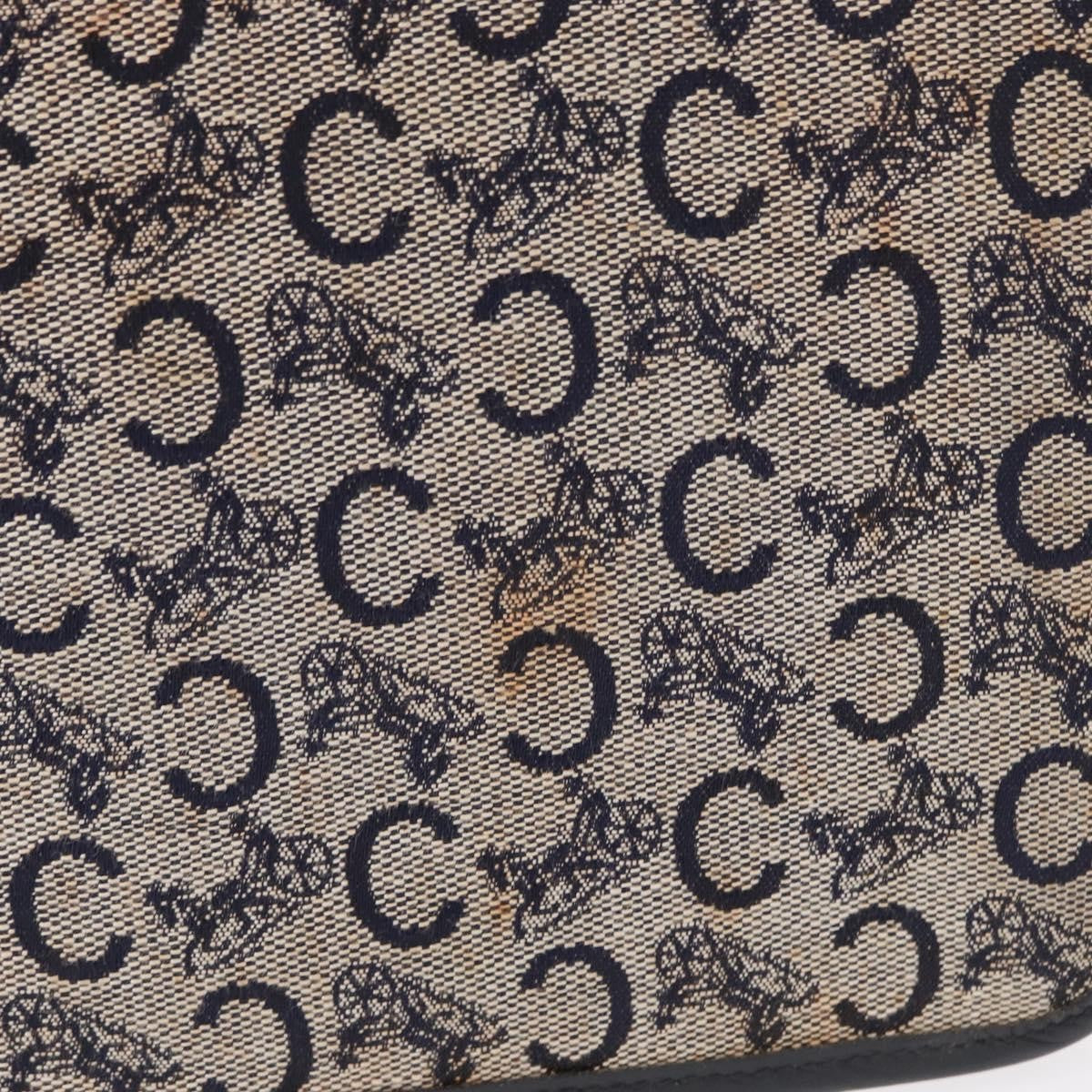 Celine C Sulky Shoulder Bag Canvas Navy Canvas Shoulder Bag Bag
