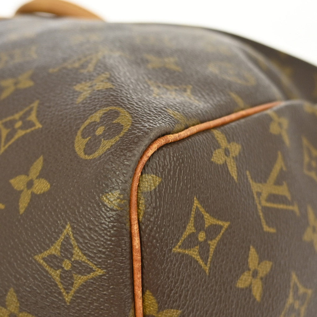 Louis Vuitton Keepall Bag Monogram Canvas Brown Canvas Travel Bag