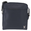Louis Vuitton Alex Messenger Bag Taiga Leather Navy Leather Shoulder Bag
