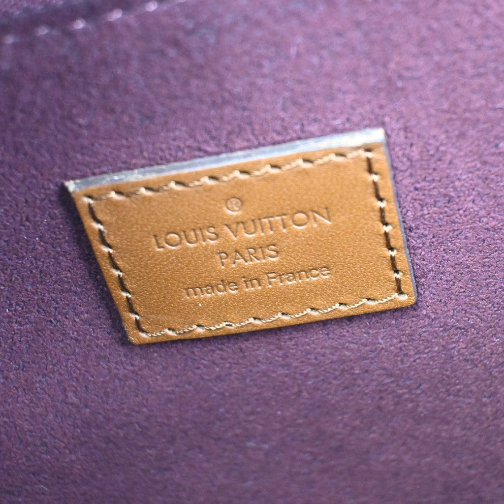 Louis Vuitton Greenwich Bag Damier Brown Leather Handbag