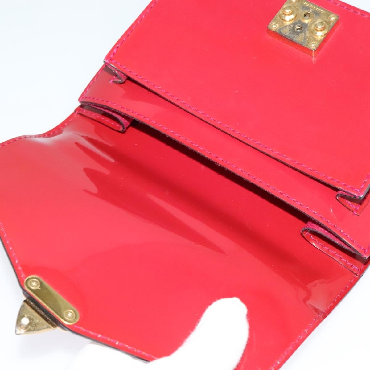 Louis Vuitton Monceau Handbag Vernis Burgundy Patent_Leather Bag