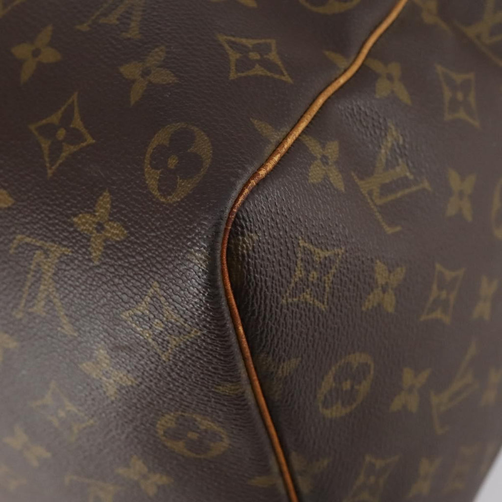 Louis Vuitton Keepall Bag Monogram Canvas Brown Canvas Travel Bag