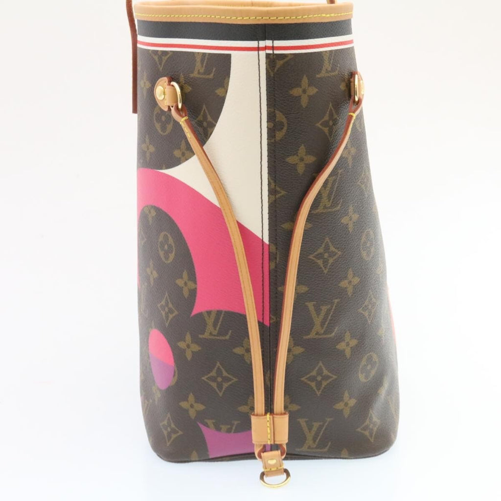 Louis Vuitton Neverfull Nm Tote Limited Edition Game On Monogram Canvas Brown Canvas Tote Bag