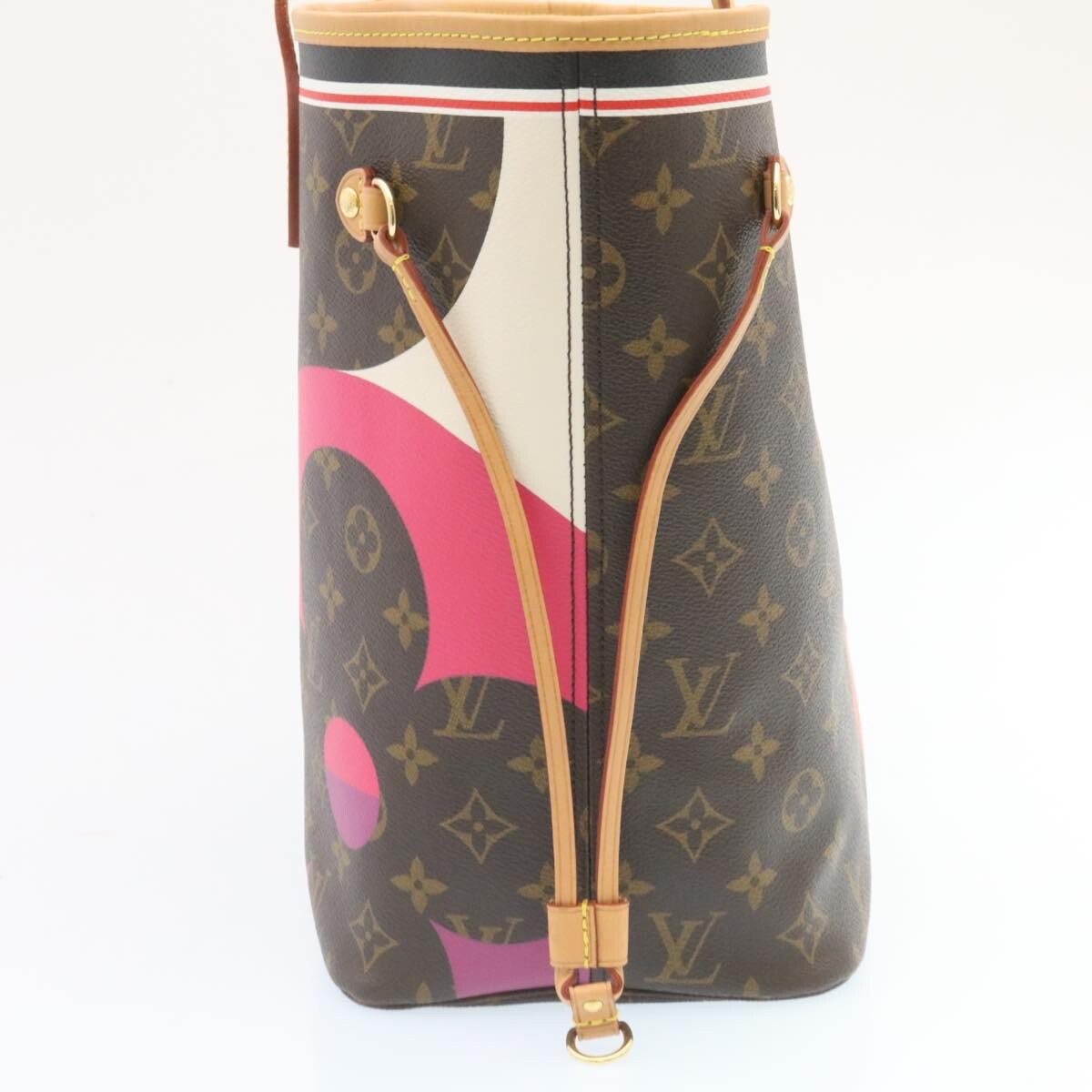 Louis Vuitton Neverfull Nm Tote Limited Edition Game On Monogram Canvas Brown Canvas Tote Bag