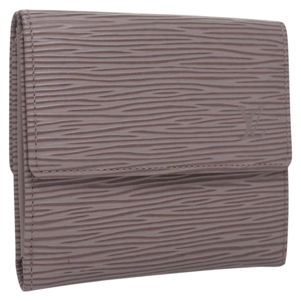 Louis Vuitton Elise Wallet Epi Leather Purple Leather Wallets Accessory