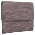 Louis Vuitton Elise Wallet Epi Leather Purple Leather Wallets Accessory