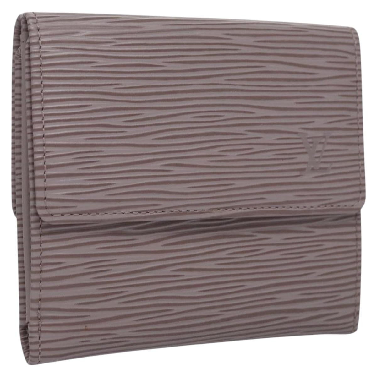 Louis Vuitton Elise Wallet Epi Leather Purple Leather Wallets Accessory
