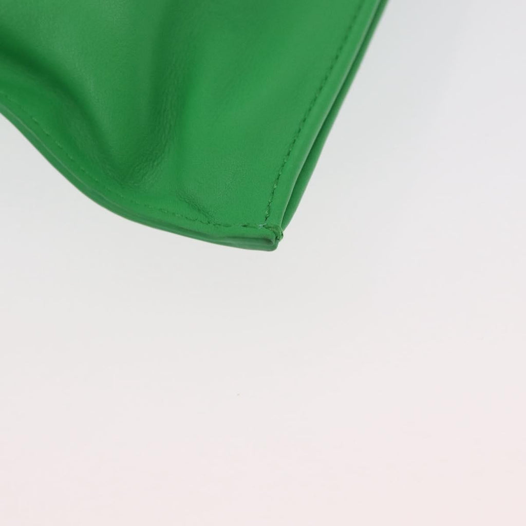 Bottega Veneta Bv Twist Bag Leather Green Leather Handbag