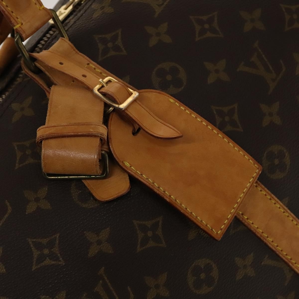 Louis Vuitton Keepall Bag Monogram Canvas Brown Canvas Travel Bag