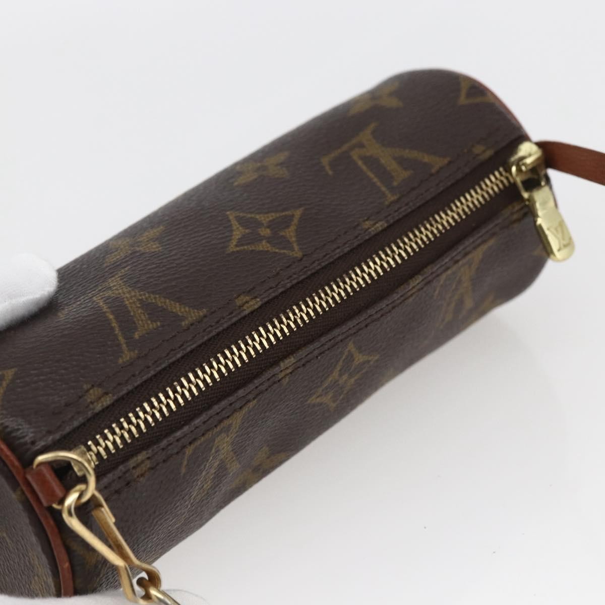 Louis Vuitton Papillon Pochette Monogram Canvas Brown Canvas Clutche & Pouche Bag