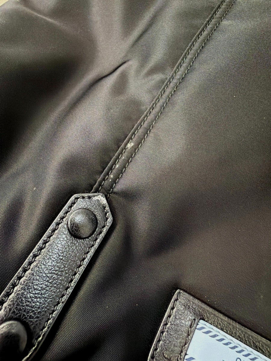 Prada Etiquette Tote Tessuto Black Nylon Tote Bag Bag