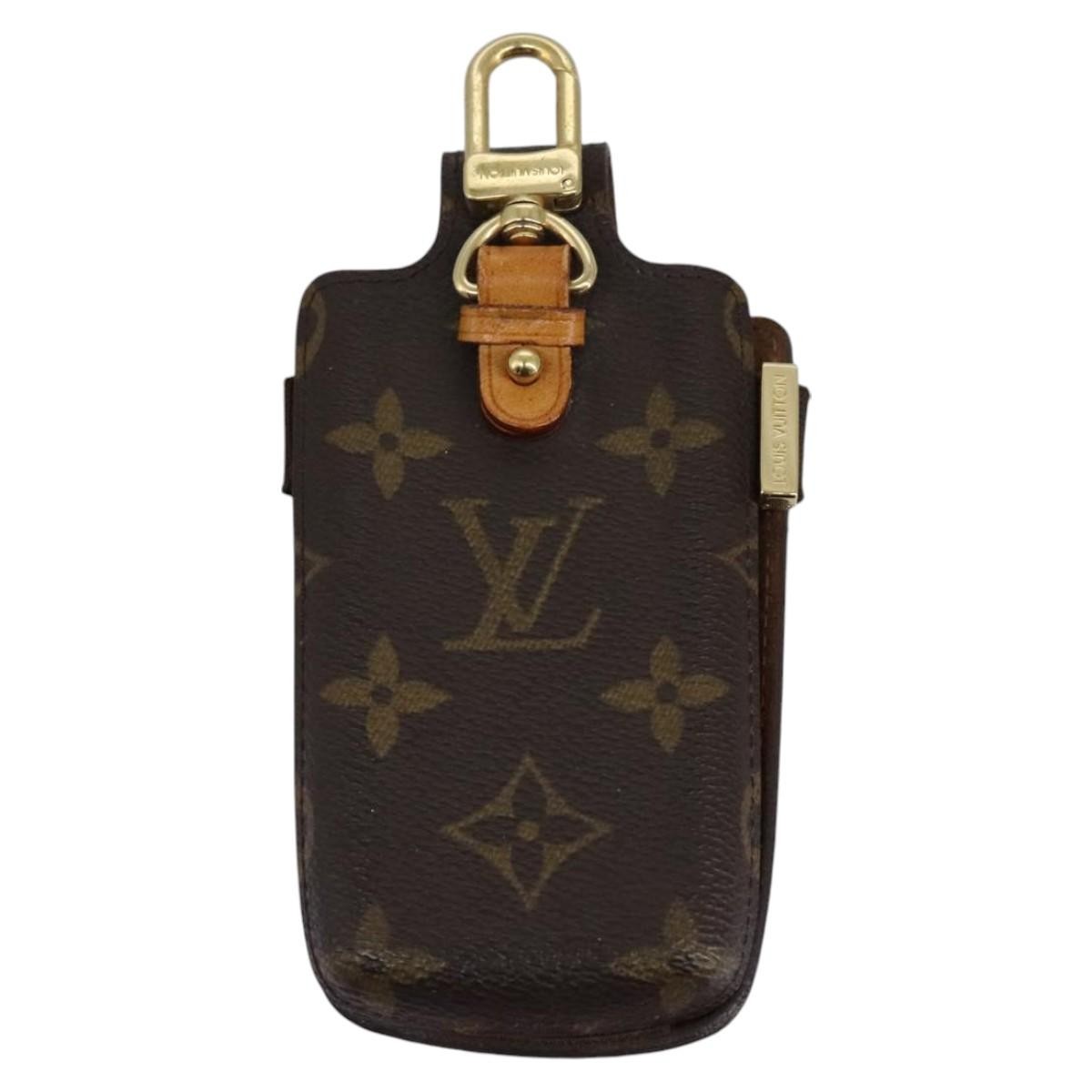 Louis Vuitton Étui Téléphone Monogram Canvas Brown Canvas Tech Accessory Accessory