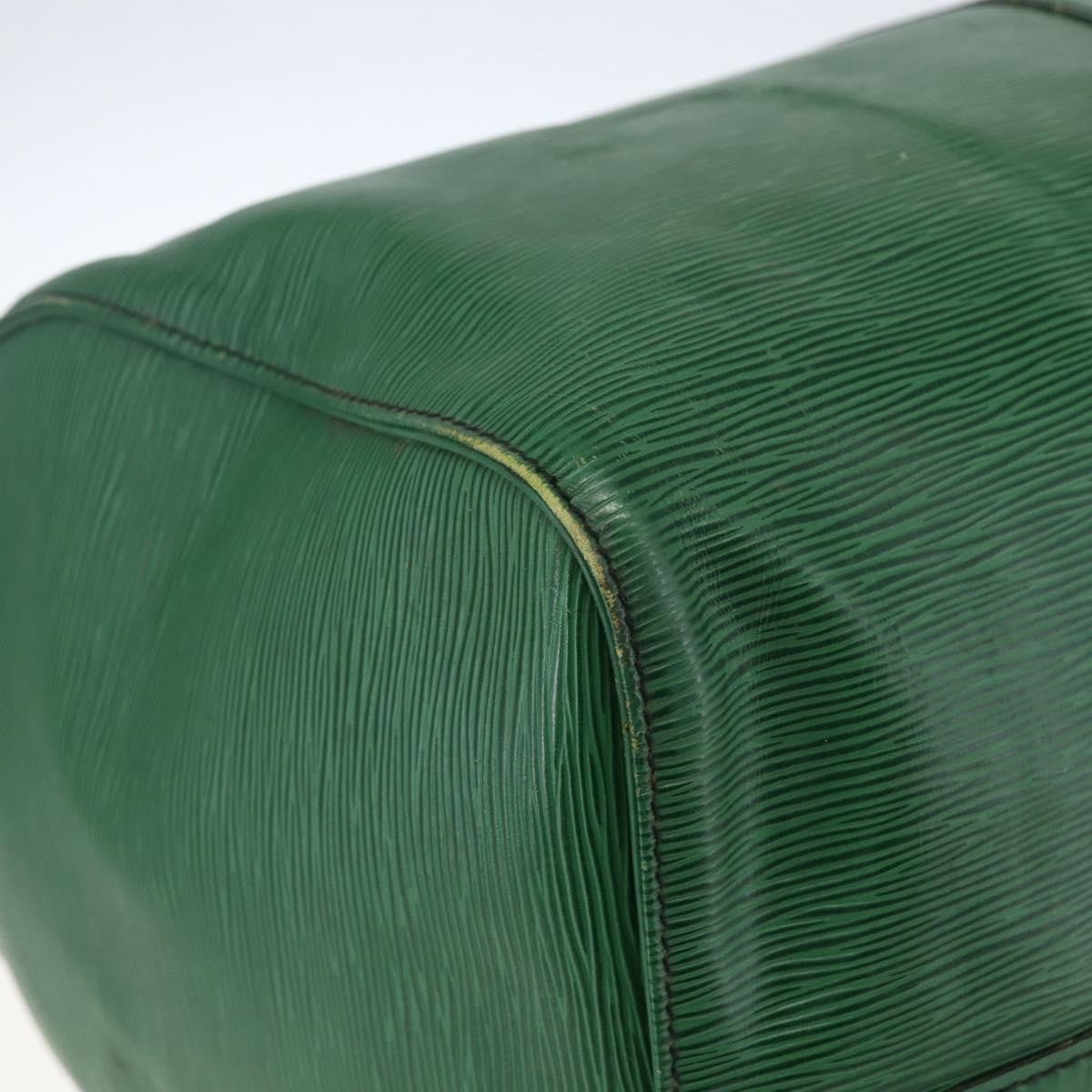 Louis Vuitton Keepall Bag Epi Leather Green Epi Leather Travel Bag