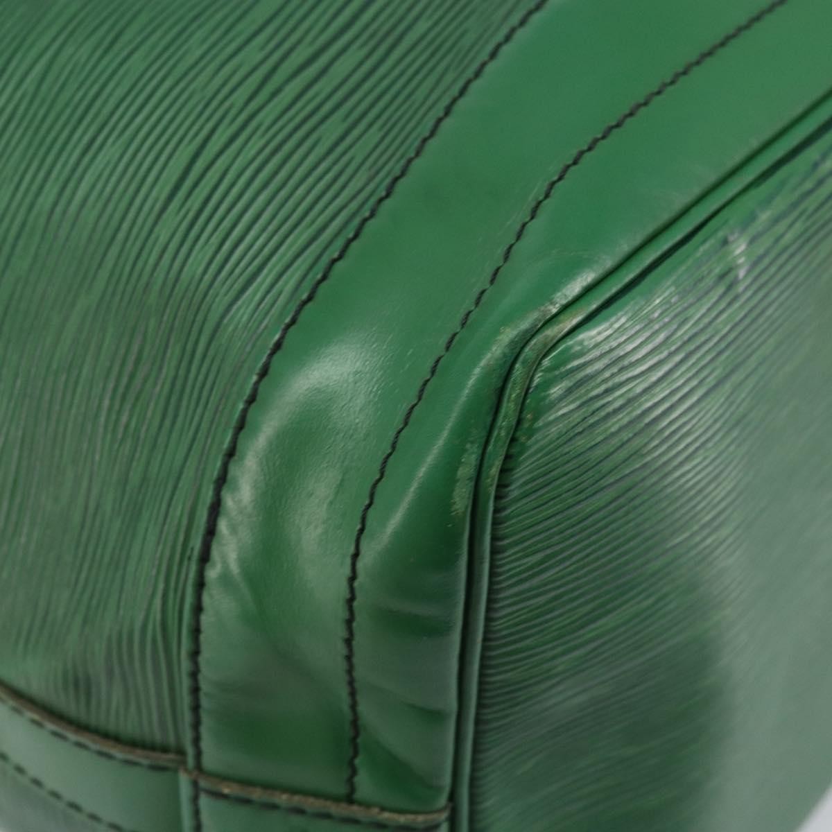 Louis Vuitton Noe Shoulder Bag Leather Green Leather Shoulder Bag