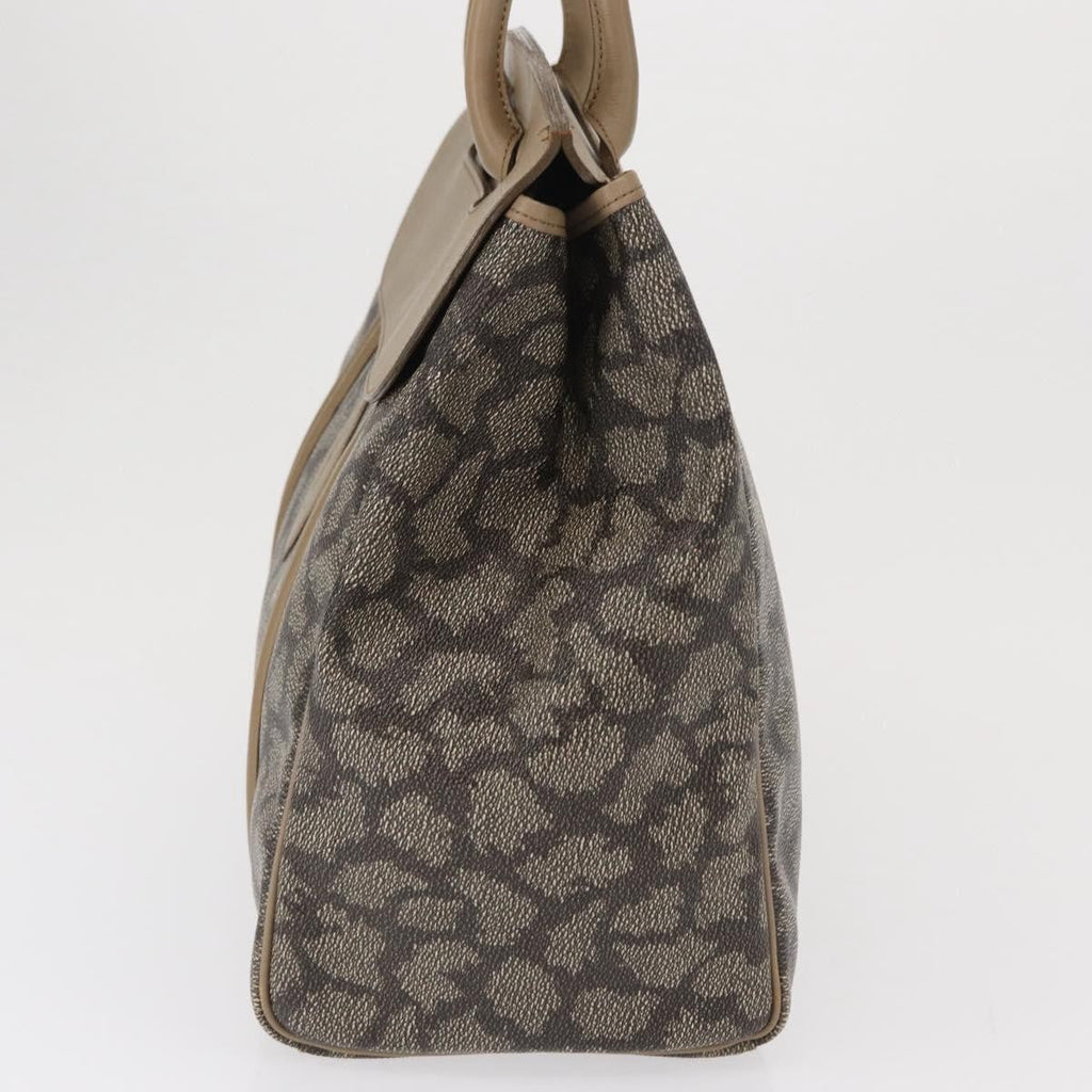 Saint Laurent Vintage Handbag Pvc Leather Gray Pvc Handbag (Pre-Owned)