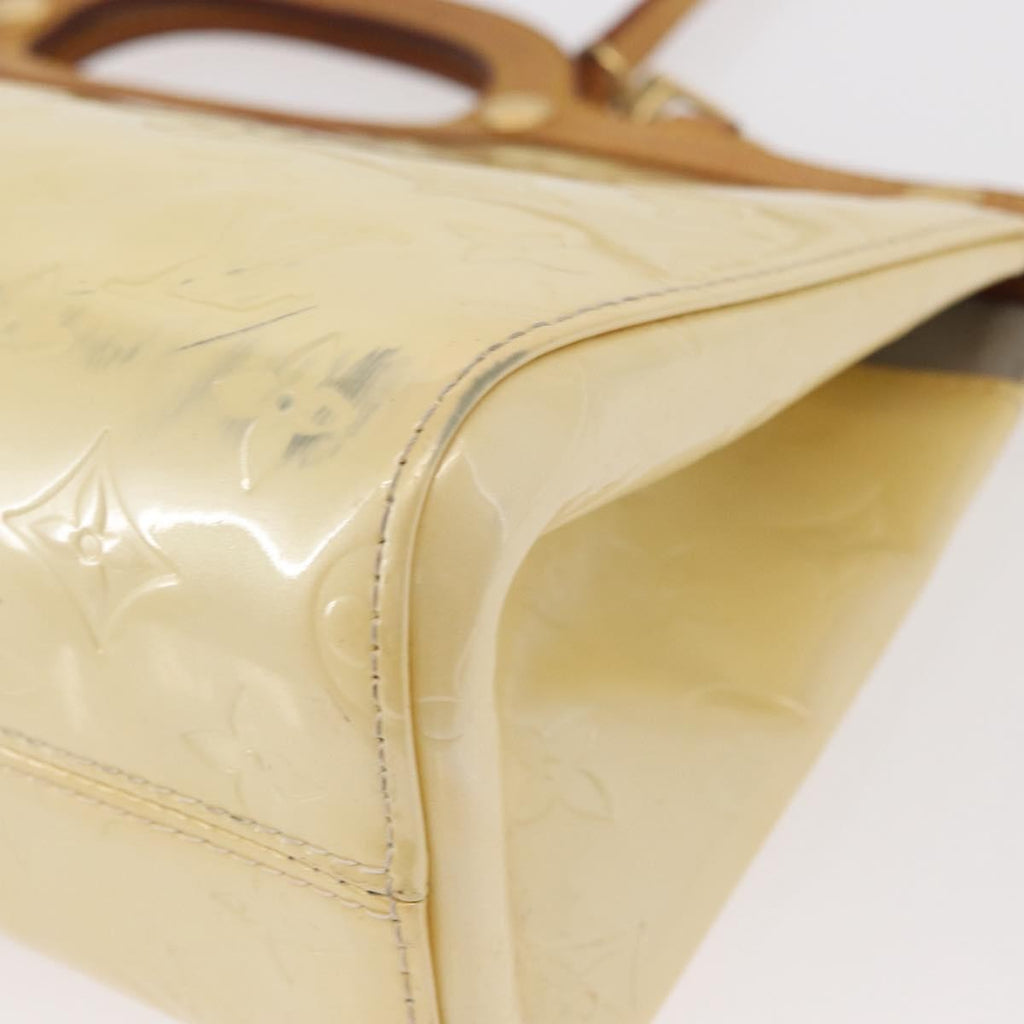 Louis Vuitton Roxbury Drive Handbag Monogram Vernis Yellow Patent_Leather Handbag