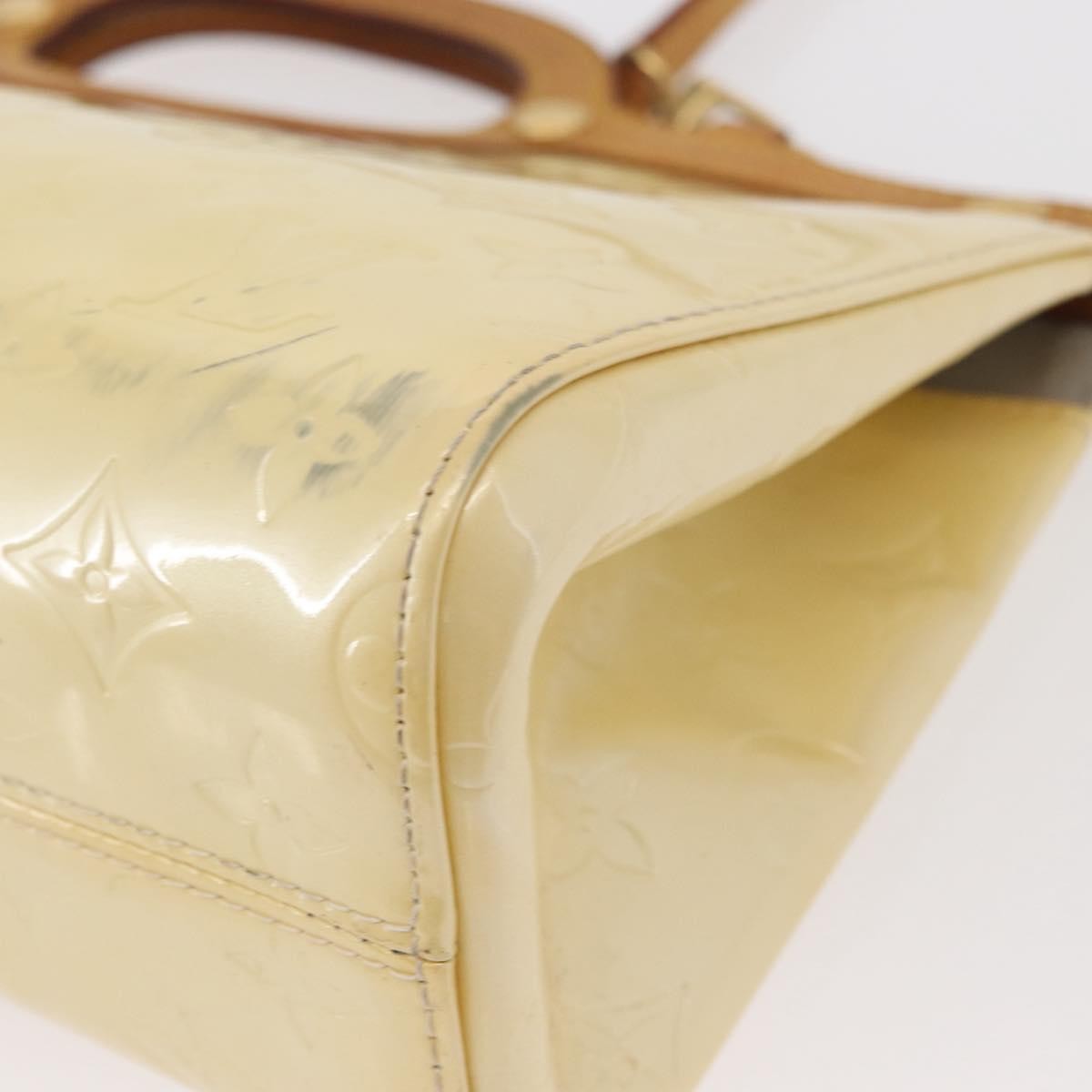 Louis Vuitton Roxbury Drive Handbag Monogram Vernis Yellow Patent_Leather Handbag