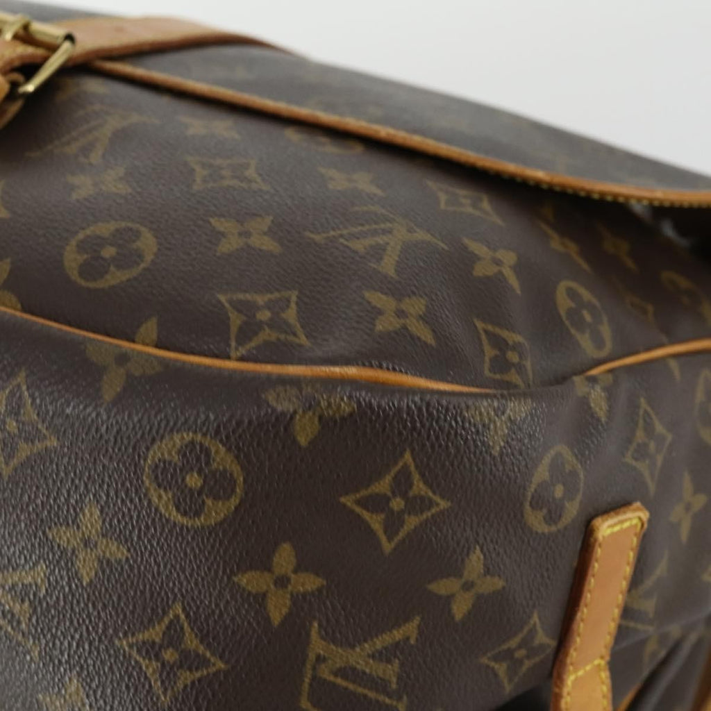 Louis Vuitton Saumur Handbag Monogram Canvas Brown Canvas Shoulder Bag