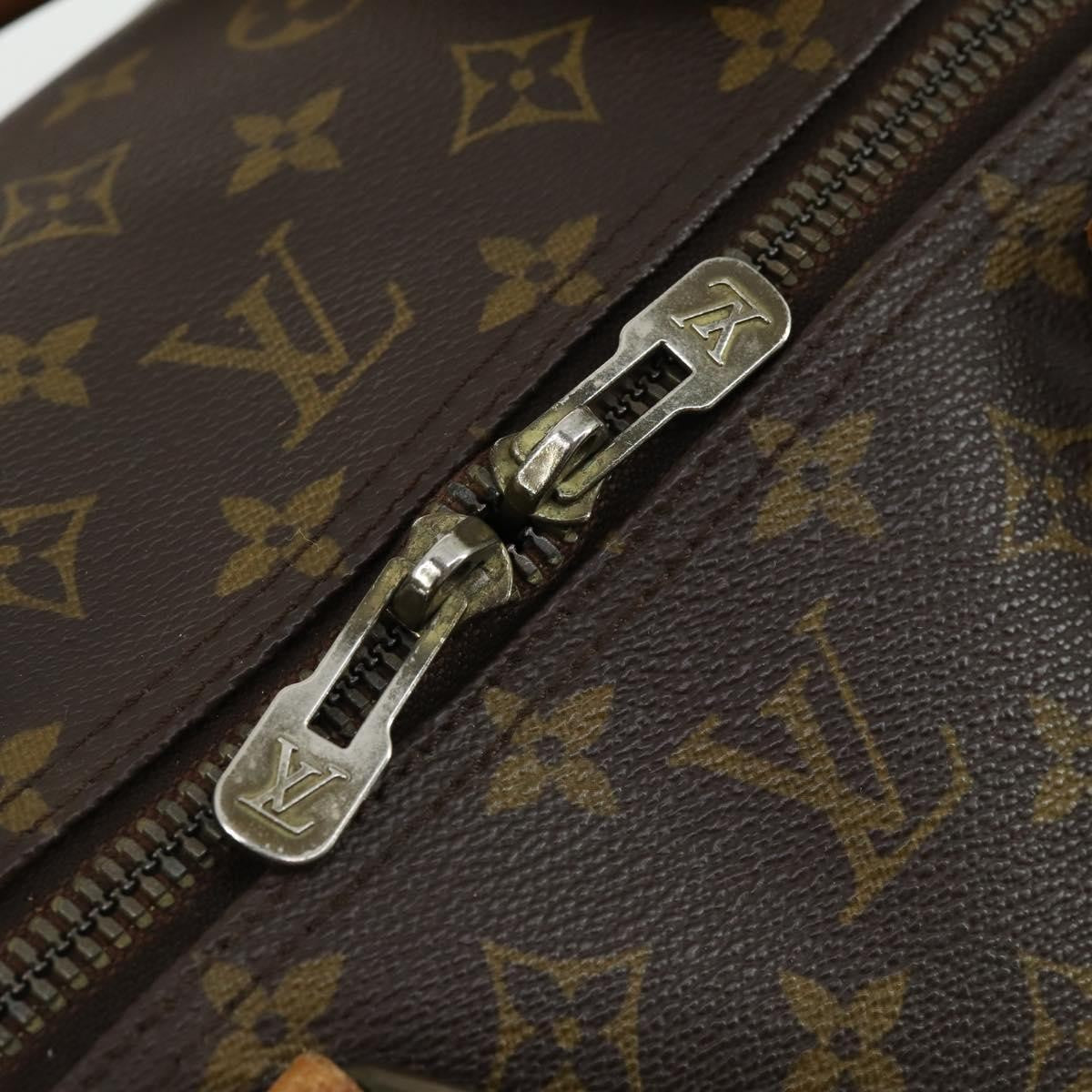 Louis Vuitton Keepall Bag Monogram Canvas Brown Canvas Travel Bag