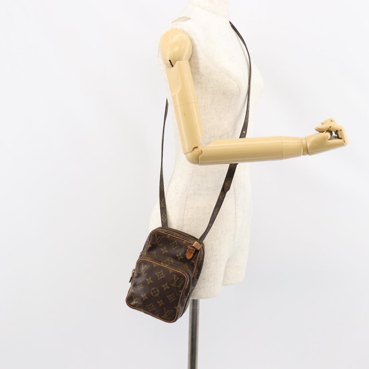 Louis Vuitton Amazone Bag Monogram Canvas Brown Canvas Shoulder Bag