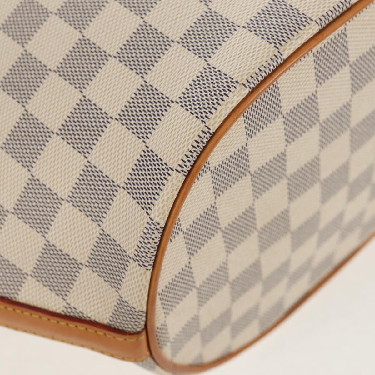 Louis Vuitton Pampelonne Handbag Damier White Canvas Tote Bag