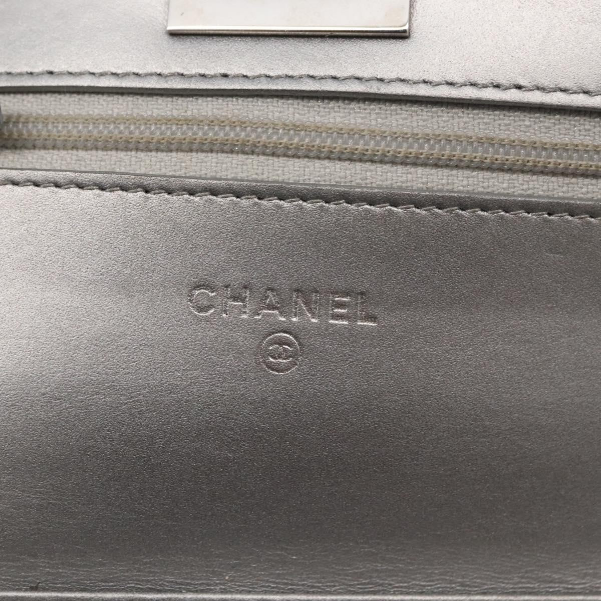 Chanel Reissue 2.55 Wallet On Chain Quilted Lambskin Silver Leather Shoulder Bag Bag