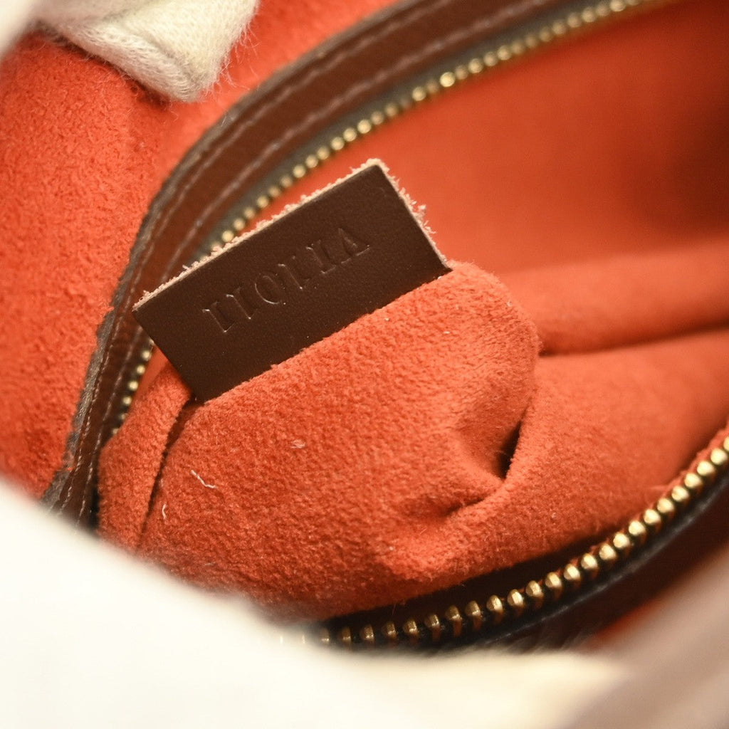 Louis Vuitton Brera Handbag Damier Brown Canvas Handbag