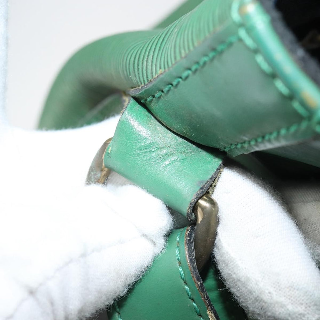 Louis Vuitton Petit Noe Handbag Epi Leather Green Leather Shoulder Bag
