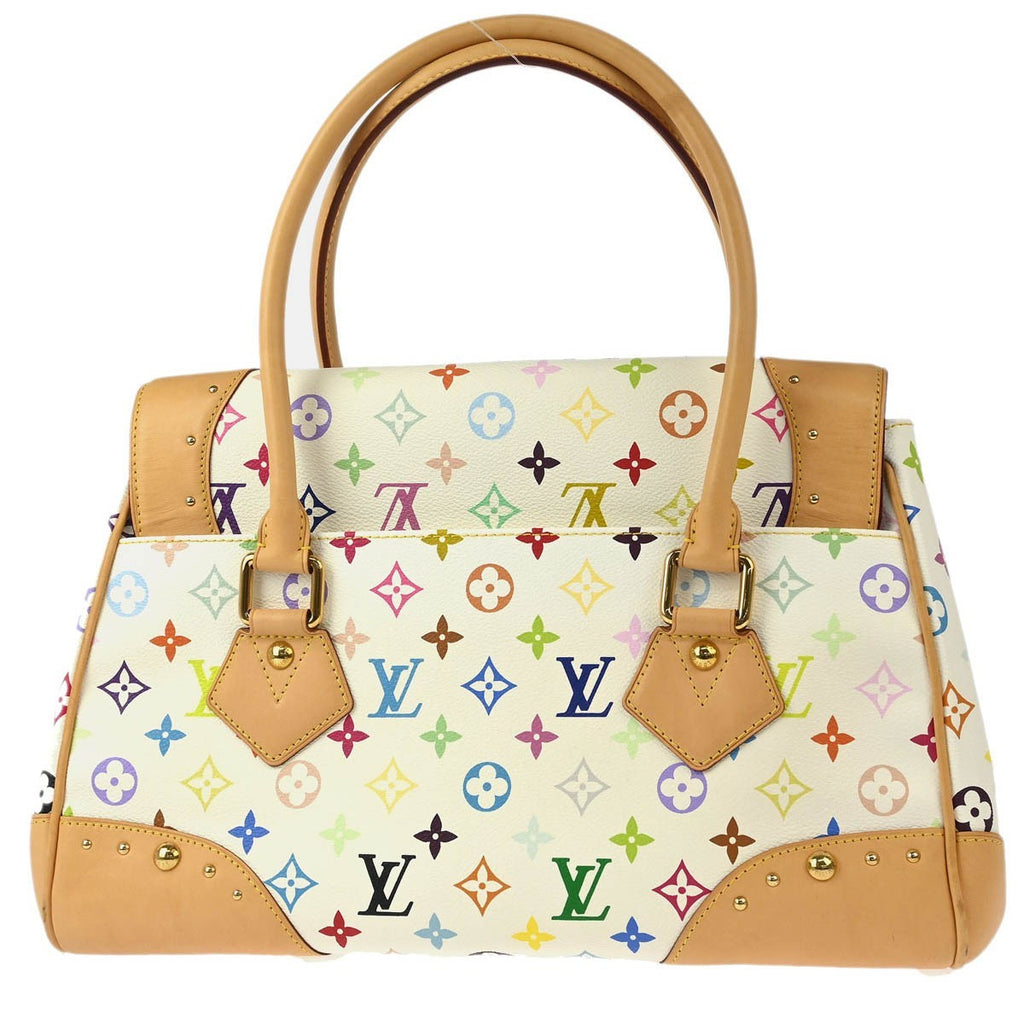 Louis Vuitton Beverly Handbag Monogram Multicolor Multicolour Canvas Handbag